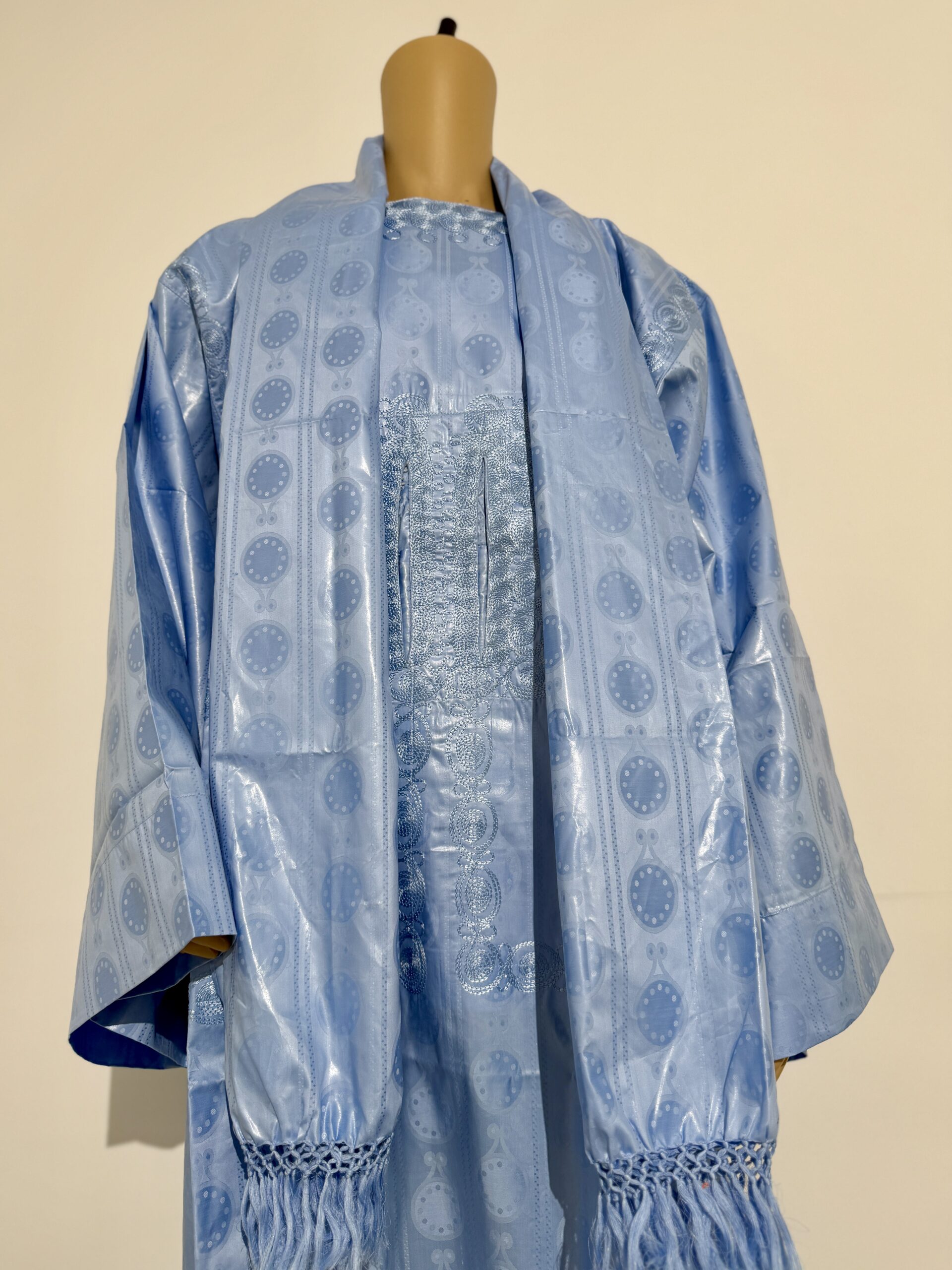 BaayLahat & Kaala MAAM Shop - Bleu ciel clair - Bazin riche - Magal 2026 – Image 5