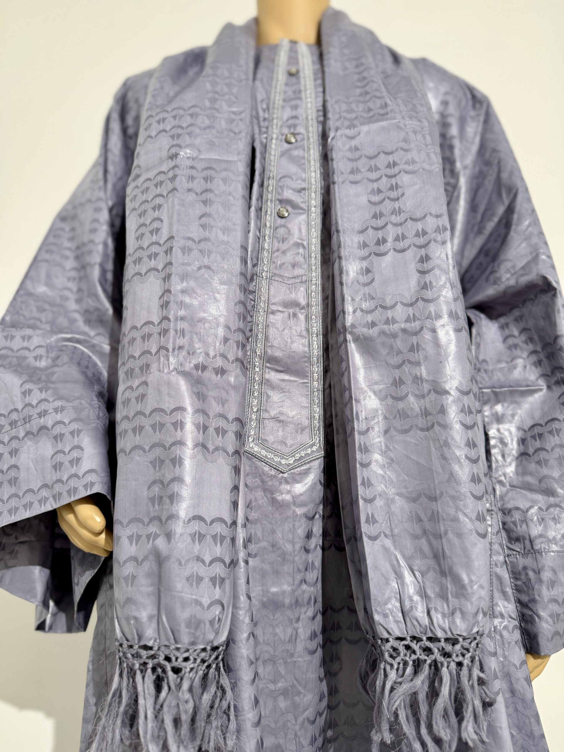 BaaySuhaybu & Kaala MAAM Shop - Violet lilas - Bazin riche - Magal 2026 – Image 5