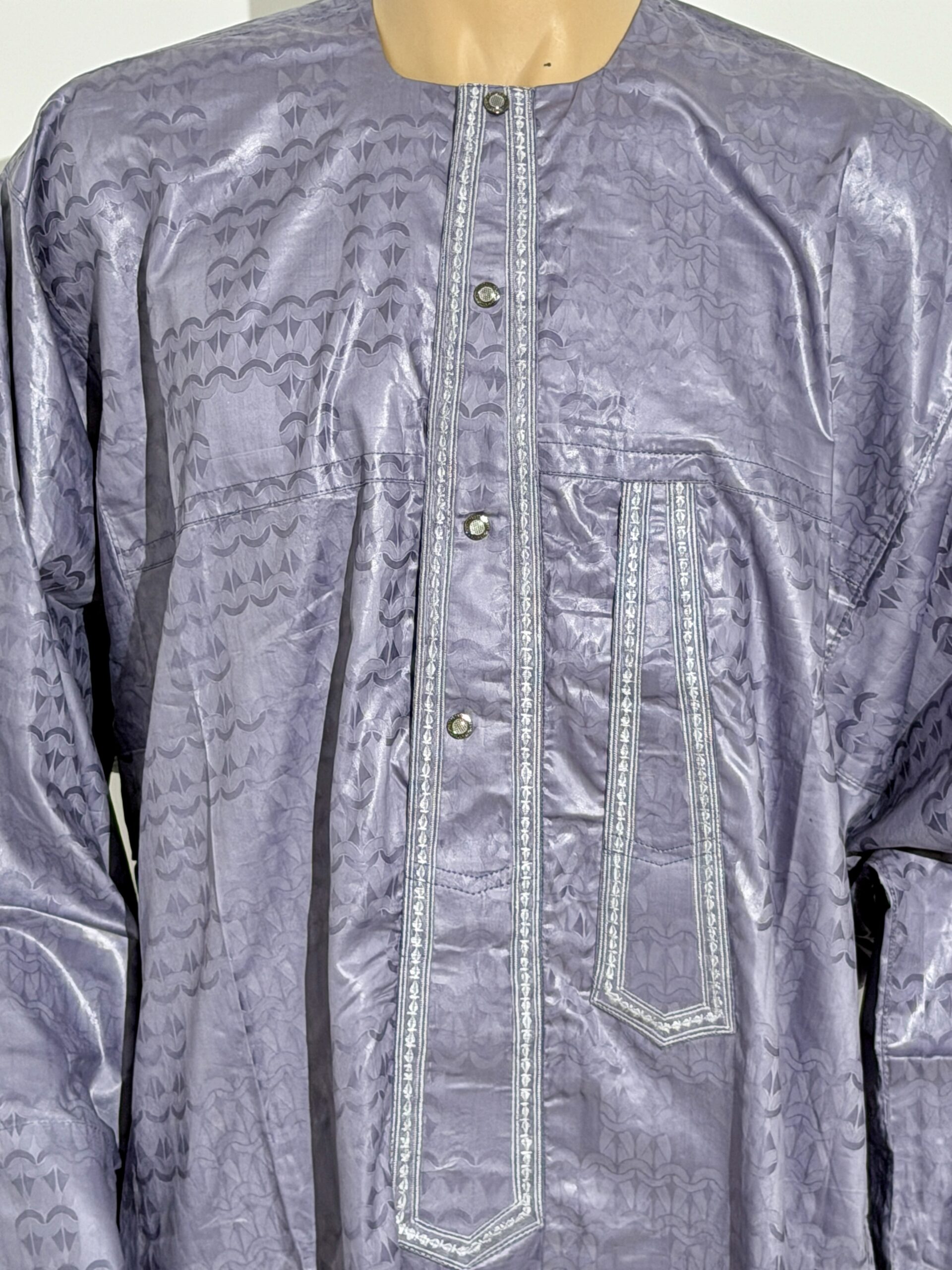 BaaySuhaybu & Kaala MAAM Shop - Violet lilas - Bazin riche - Magal 2026 – Image 4